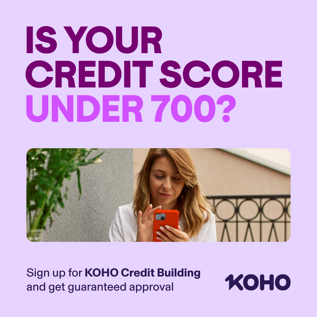 Build credit with KOHO